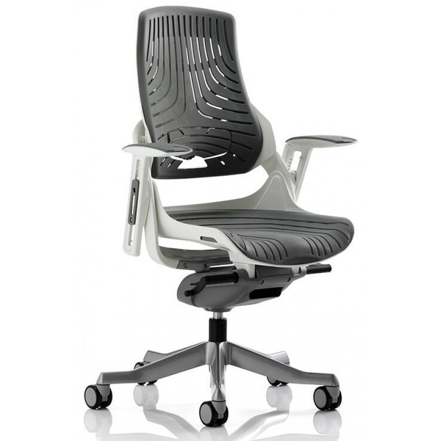 Zouch Grey Elastomer Ergonomic Office Chair